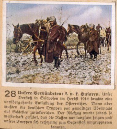 Weltkrieg 1 / World War 1 / Grande Guerre — k. u. k. Husaren