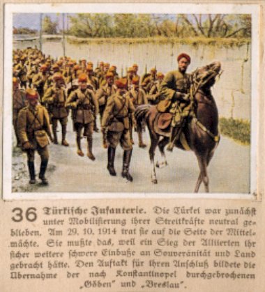 Weltkrieg 1 / World War 1 / Grande Guerre — Türkische Infanterie