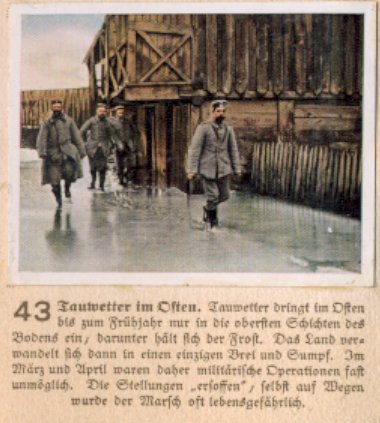 Weltkrieg 1 / World War 1 / Grande Guerre — Tauwetter im Osten