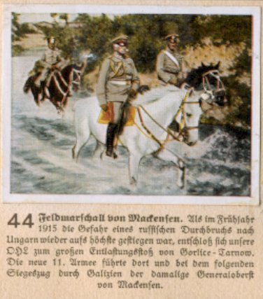 Weltkrieg 1 / World War 1 / Grande Guerre — Feldmarschall von Mackensen