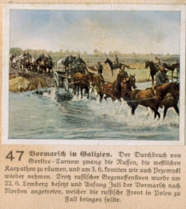 Weltkrieg 1 / World War 1 / Grande Guerre — Vormarsch in Galizien