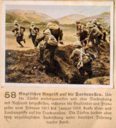 Weltkrieg 1 / World War 1 / Grande Guerre — Englischer Angriff auf die Dardanellen