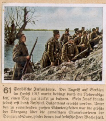 Weltkrieg 1 / World War 1 / Grande Guerre — Serbische Infanterie