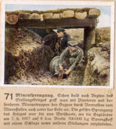 Weltkrieg 1 / World War 1 / Grande Guerre — Minensprengung