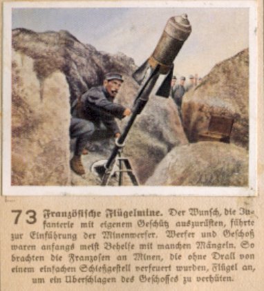 Weltkrieg 1 / World War 1 / Grande Guerre — Französische Flügelmine