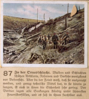 Weltkrieg 1 / World War 1 / Grande Guerre — In der Ornesschlucht