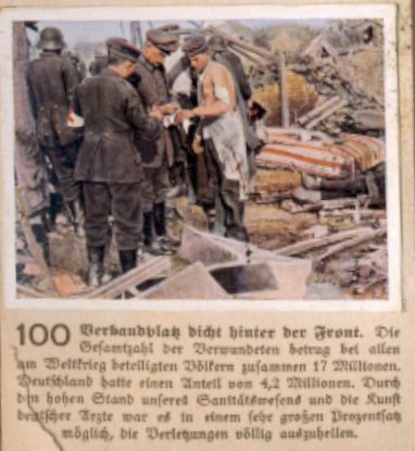 Weltkrieg 1 / World War 1 / Grande Guerre — Verbandplatz dicht hinter der Front