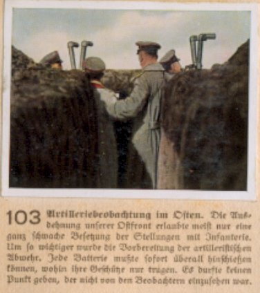 Weltkrieg 1 / World War 1 / Grande Guerre — Artilleriebeobachtung im Osten