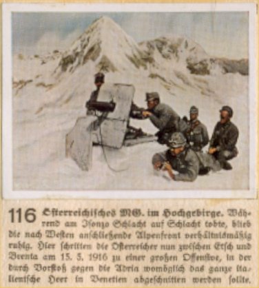 Weltkrieg 1 / World War 1 / Grande Guerre — Österreichisches MG. im Hochgebirge