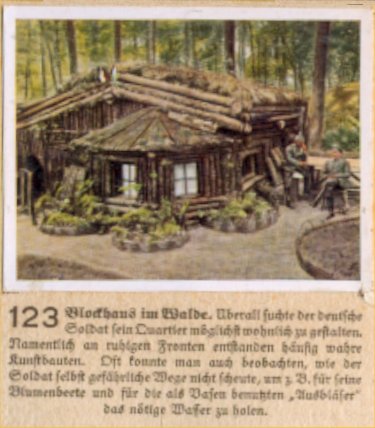 Weltkrieg 1 / World War 1 / Grande Guerre — Blockhaus im Walde