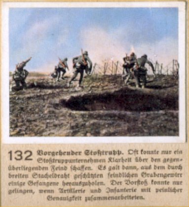 Weltkrieg 1 / World War 1 / Grande Guerre — Vorgehender Stoßtrupp