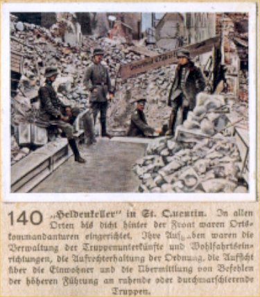 Weltkrieg 1 / World War 1 / Grande Guerre — Heldenkeller in St. Quentin