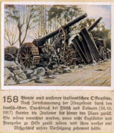 Weltkrieg 1 / World War 1 / Grande Guerre — Beute aus unserer italienischer Offensive