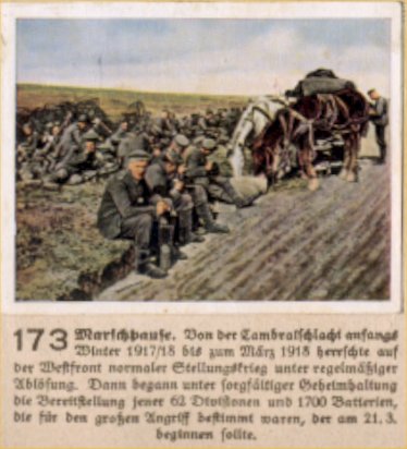 Weltkrieg 1 / World War 1 / Grande Guerre — Marschpause