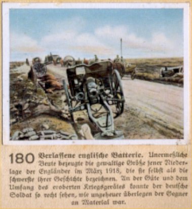 Weltkrieg 1 / World War 1 / Grande Guerre — Verlassene englische Batterie