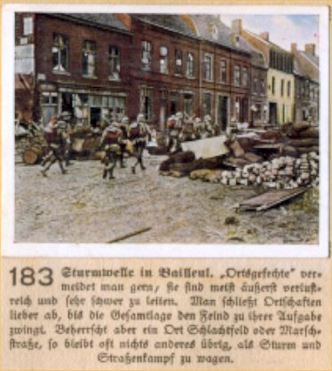 Weltkrieg 1 / World War 1 / Grande Guerre — Sturmwelle in Bailleul