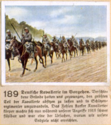 Weltkrieg 1 / World War 1 / Grande Guerre — Deutsche Kavallerie im Vorgehen