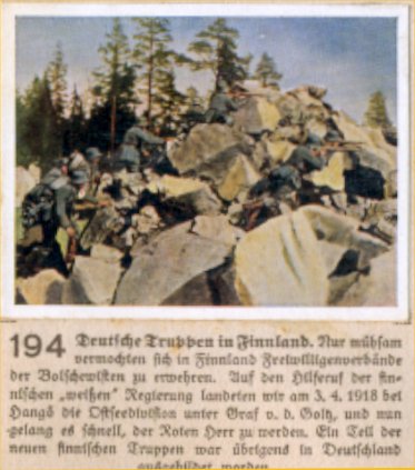 Weltkrieg 1 / World War 1 / Grande Guerre — Deutsche Truppen in Finnland