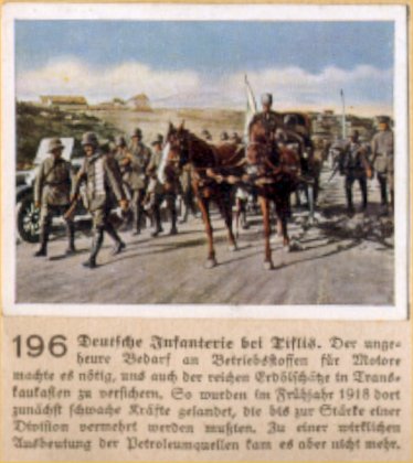 Weltkrieg 1 / World War 1 / Grande Guerre — Deutsche Infanterie bei Tiflis