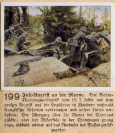 Weltkrieg 1 / World War 1 / Grande Guerre — Juli-Angriff an der Marne