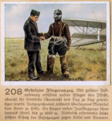 Weltkrieg 1 / World War 1 / Grande Guerre — Geheizter Fliegeranzug