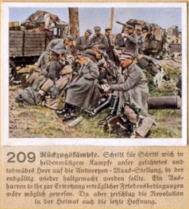 Weltkrieg 1 / World War 1 / Grande Guerre — Rückzugskämpfe