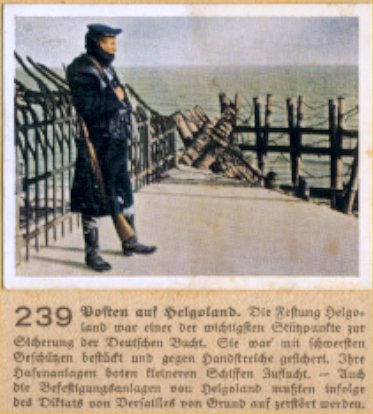 Weltkrieg 1 / World War 1 / Grande Guerre — Posten auf Helgoland