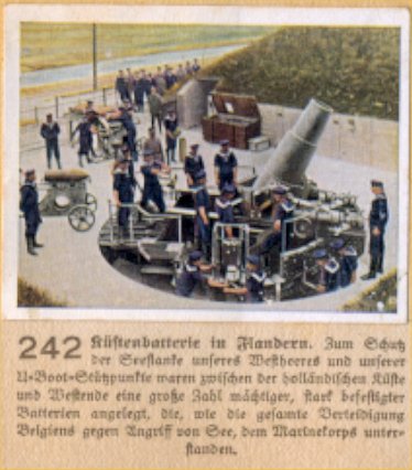 Weltkrieg 1 / World War 1 / Grande Guerre — Kustenbatterie in Flandern