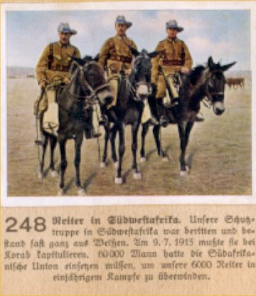 Weltkrieg 1 / World War 1 / Grande Guerre — Reiter in Südwestafrika